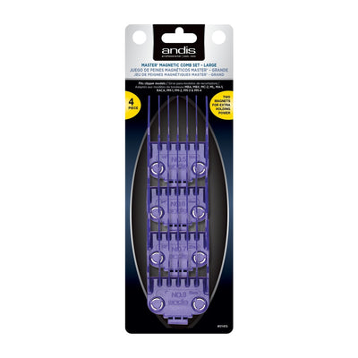 Andis Pro Dual Magnetic Comb Set (5/8" - 1") #01415 (4 PCs)