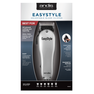 Andis Pro EasyStyle Adjustable Blade 13-Piece Clipper Kit #18695