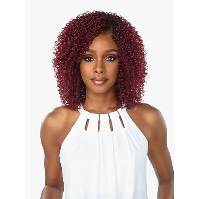 Sensationnel Boutique Bundle Human Hair Blend Weave - Soft Bohemian 9" 6pcs (TT613 & TTROSEGOLD only)