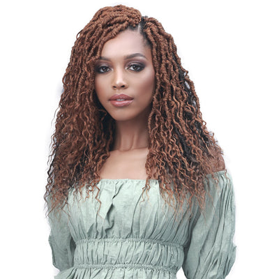 Bobbi Boss Synthetic Crochet Braids - 2X Nu Locs French Deep Boho 14"