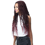 Bobbi Boss Synthetic Crochet Braids - 2X Nu Locs French Tips 24"