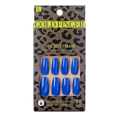 Kiss Gold Finger Solid Color Nails – GC03
