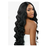 Sensationnel Butta Human Hair Blend HD Lace Front Wig - Curly Body 26"