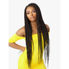 Sensationnel Cloud 9 4" X 4" Hand Braided Swiss Synthetic Lace Front Wig - Box Braid X-Large 36"