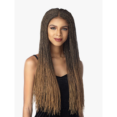 Sensationnel Synthetic Cloud 9 Hand-Braided Swiss Lace Wig – Micro Twist