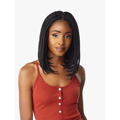 Sensationnel Cloud 9 Hand-Braided Synthetic Swiss Lace Wig - Box Braid Bob