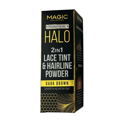 Magic Collection Halo 2 in 1 Lace Tint & Hairline Powder - Dark Brown