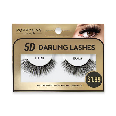 Poppy and Ivy Beauty 5D Darling Lashes - Dahlia #ELDL02