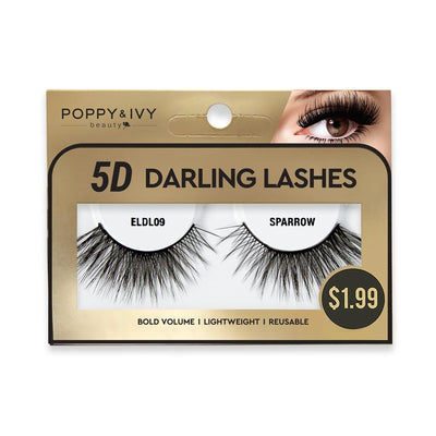 Poppy and Ivy Beauty 5D Darling Lashes - Sparrow #ELDL09