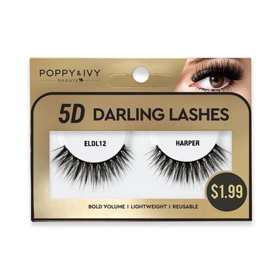 Poppy and Ivy Beauty 5D Darling Lashes - Harper #ELDL12