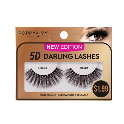 Poppy and Ivy Beauty 5D Darling Lashes - Bianca #ELDL43