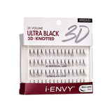 Kiss i-Envy Knotted Ultra Black 3D Individual Lash - Long #KPE03UD