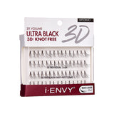 Kiss i-Envy Knot-Free Ultra Black 3D Individual Lash – Long #KPE06UD
