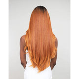 Janet Collection Synthetic Extended Deep Part Lace Front Wig - Junny ( 1 & FFBLONDE/HONEY BLONDE only)