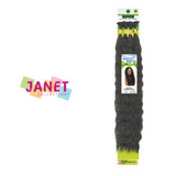 Janet Collection 100% Unprocessed Virgin Remy Wet & Wavy Human Hair Braids - Natural S/ French Bulk 18"
