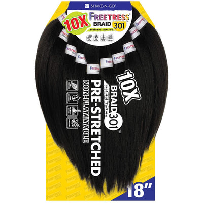 FreeTress Pre-Stretched Synthetic Braids - 10X Braid 301 18"