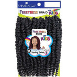 FreeTress Synthetic Kids Braids - 3X Spring Twist 8"