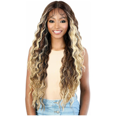 Motown Tress 13" x 7" HD Synthetic Lace Frontal Wig - LS137. Sami (4 & CAMOGREEN only)