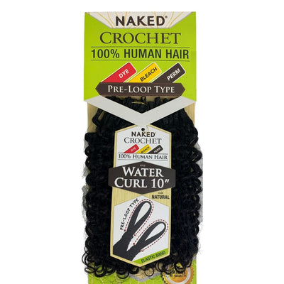 Shake-N-Go Naked Pre-Loop Type Human Hair Crochet Braids - Water Curl