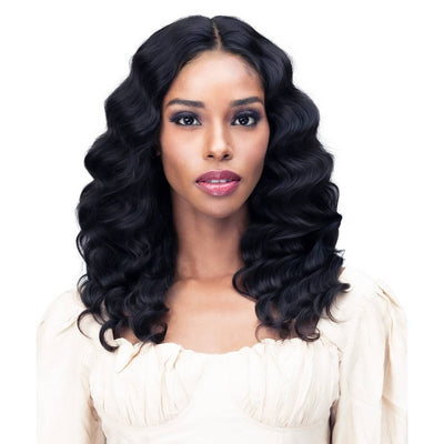 Bobbi Boss 100% Unprocessed Human Hair Lace Front Wig - MHLF482 Bronia