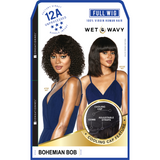 Sensationnel 12A Unprocessed 100% Virgin Human Hair Wet & Wavy Wig - Bohemian Bob