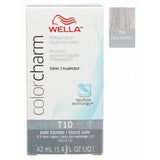 Wella Color Charm Permanent Liquid Toner - T10 Pale Blonde 1.4 OZ