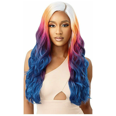 Outre Color Bomb Synthetic Lace Front Wig - Zahara (1, 1B & 613 only)