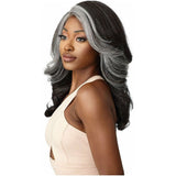 Outre Soft & Natural Synthetic Lace Front Wig - Neesha 209 (HT SILVER BROWN only)
