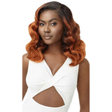 Outre Perfect Hairline 13" x 4" Fully Hand-Tied Synthetic HD Lace Frontal Wig - Gelora