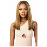 Outre Perfect Hairline 13" x 4" Faux Scalp Synthetic HD Lace Frontal Wig - Linette (DR2/CINNAMON WINE only)