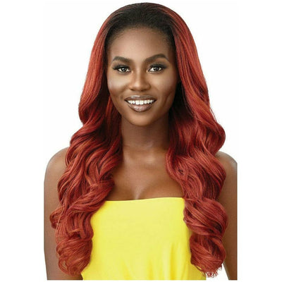 Outre Converti-Cap Synthetic Drawstring Half Wig - Luscious Angel