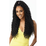 Outre Converti-Cap Synthetic Drawstring Half Wig - Kissed By Mist
