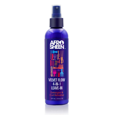 Afro Sheen Velvet Flow 4-In-1 Leave-In 8 OZ