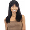 Shake-N-Go Girlfriend 100% Virgin Human Hair Wig - Straight Curtain Bang