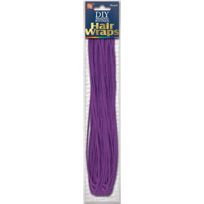 Beauty Town DIY Braiding Boutique Round Hair Wraps - Purple