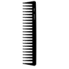 Absolute New York Pinccat 7.5" Detangling Extra Wide Tooth Carbon Comb #AHCB12