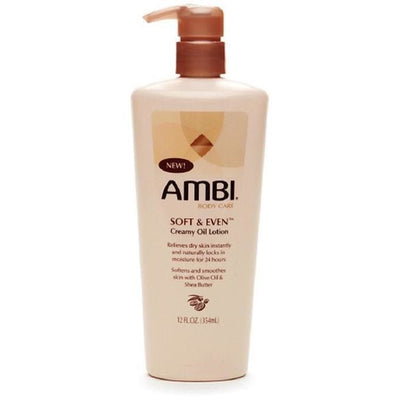 Ambi Soft & Even Creamy Oil Lotion 12 OZ