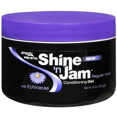 Ampro Shine 'n Jam Conditioning Gel Regular Hold 8 OZ