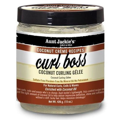 Aunt Jackie's Curl Boss Coconut Curling Gelée 15 OZ