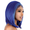 Motown Tress 13" x 7" HD Synthetic Lace Frontal Wig - LS137. Blue