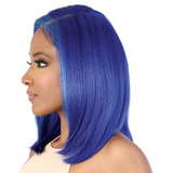 Motown Tress 13" x 7" HD Synthetic Lace Frontal Wig - LS137. Blue