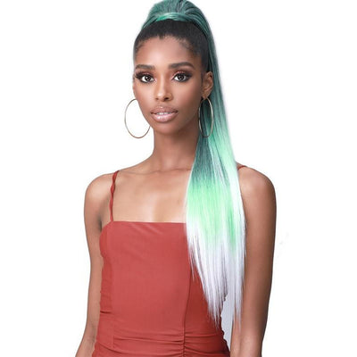 Bobbi Boss Miss Origin Tress Up Human Hair Blend Drawstring Ponytail - MOD011 Yaky Straight 32"