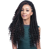 Bobbi Boss Bomba Faux Locs Braids – Soul Curly Tips 20" (Goddess)