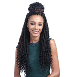 Bobbi Boss Bomba Faux Locs Braids – Soul Curly Tips 20" (Goddess)