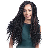 Bobbi Boss Bomba Faux Locs Braids – Soul Curly Tips 20" (Goddess)