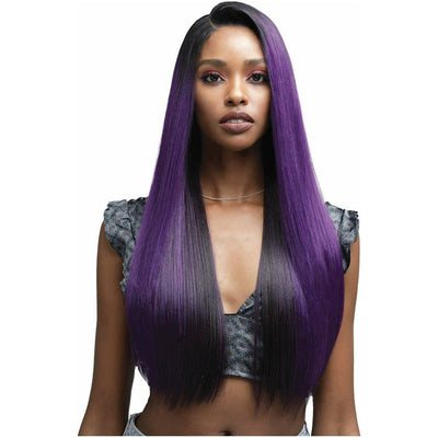 Bobbi Boss Human Hair Blend 13" x 4" Hand-Tied Swiss Lace Front Wig – MBLF180 Dayana