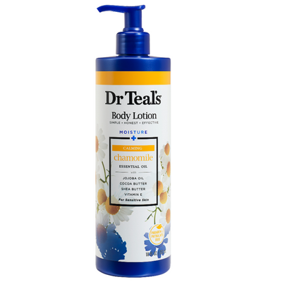 Dr Teal's Claiming Chamomile Essential Oil + Body Lotion 18 OZ