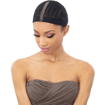 FreeTress Anti-Slip Lace Crochet Wig Cap - Black