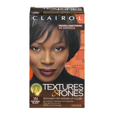 Clairol Professional Textures & Tones Kit – 1N Natural Black