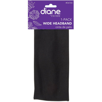 Diane Wide Headband Black #D6765
